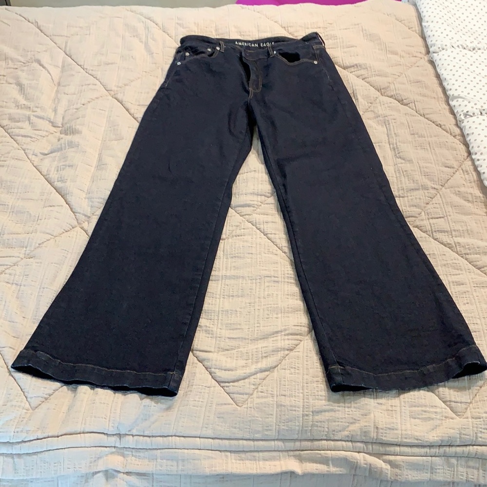 American Eagle discontinued wide leg jeans